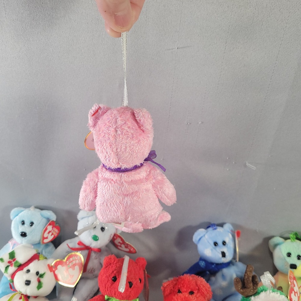 Ty Jingle & Basket Beanies Holiday Christmas Plush Ornaments Lot 18 - Picture 8 of 10